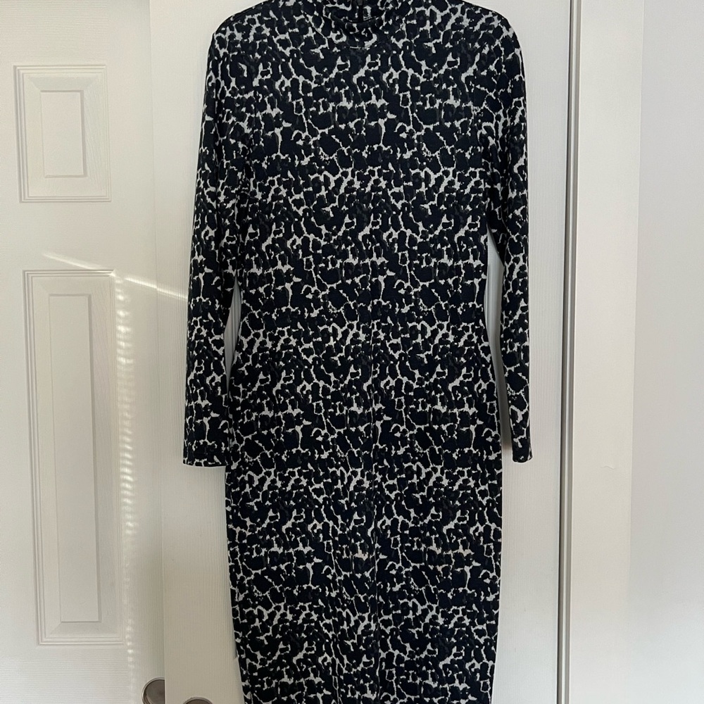 Ted Baker Monochrome Long Sleeve Dress